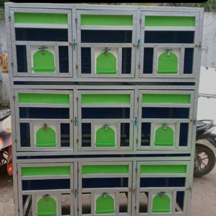 kandang burung merpati dara / kandang macan gupon bupon 9 pintu (2) by berkah kurung creative