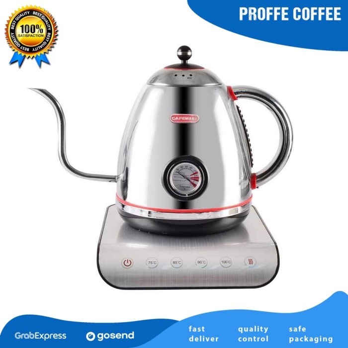 Terbaru Teko Kopi Listrik Gooseneck Kettle Electric Teko Leher Angsa Listrik