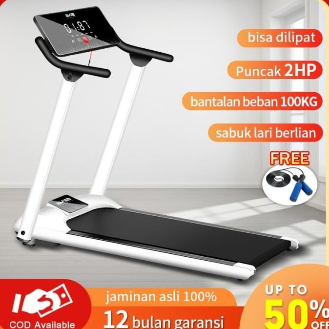 Terlaris Jf Treadmill Elektrik Tredmil Listrik 2.0 Mesin Lari Olahraga Gym Fitness Alat Fitness Sp10