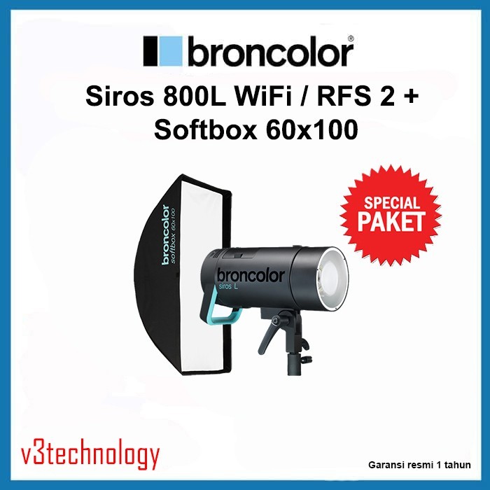 TERMURAH - Broncolor Siros 800 L WiFi / RFS 2 - Lampu Studio Lighting