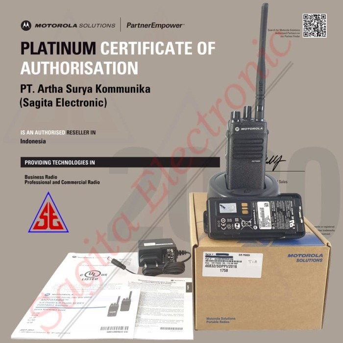 HT MOTOROLA XIR-P6600i TIA VHF 136-174 MHZ / XIRP6600i P6600i P 6600i