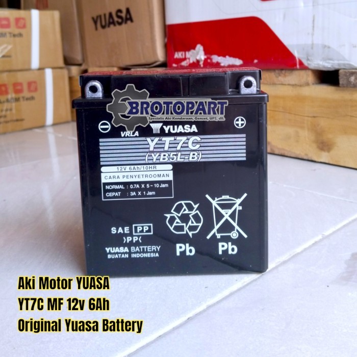 Ready AKI MOTOR MIO SMILE SPORTY YUASA YT7C MF KERING 6AH
