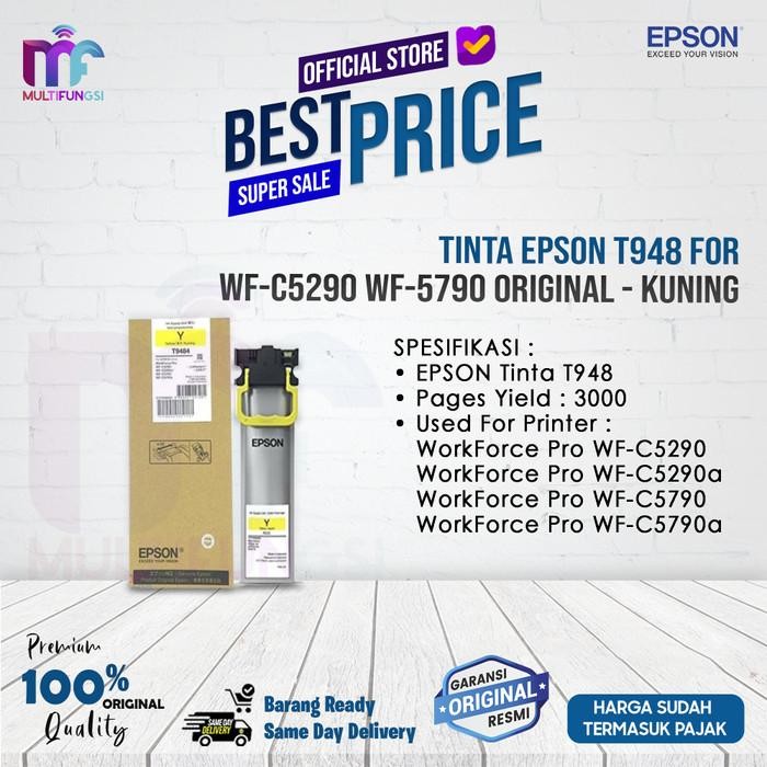 Tinta Epson T948 For Wf-C5290 Wf-5790 Original