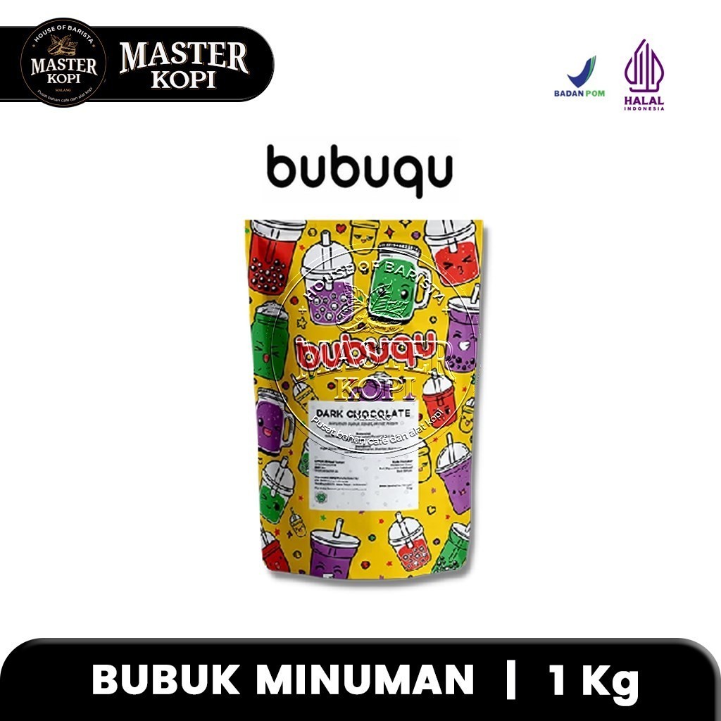 

Dark Choco Powder Drink Bubuqu 1kg Bubuk Minuman Rasa Coklat Cokelat Chocolate