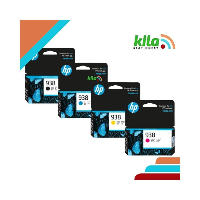 Tinta Hp 938 (B, C, Y, M) 1Set Original For Hp Officejet Pro 9110 | 9120 | 9130 | 9720 | 9730