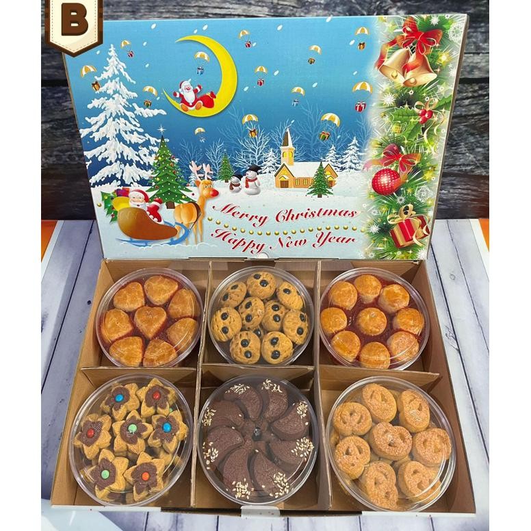 

nos manado kue kering natal 2024 paket hampers kukis per grosir grossir