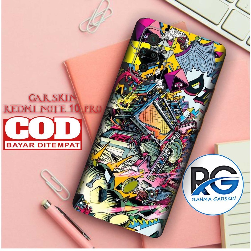 

*Fullbody* Redmi Note 10 Pro Garskin Case/Stiker Premium Custom COD