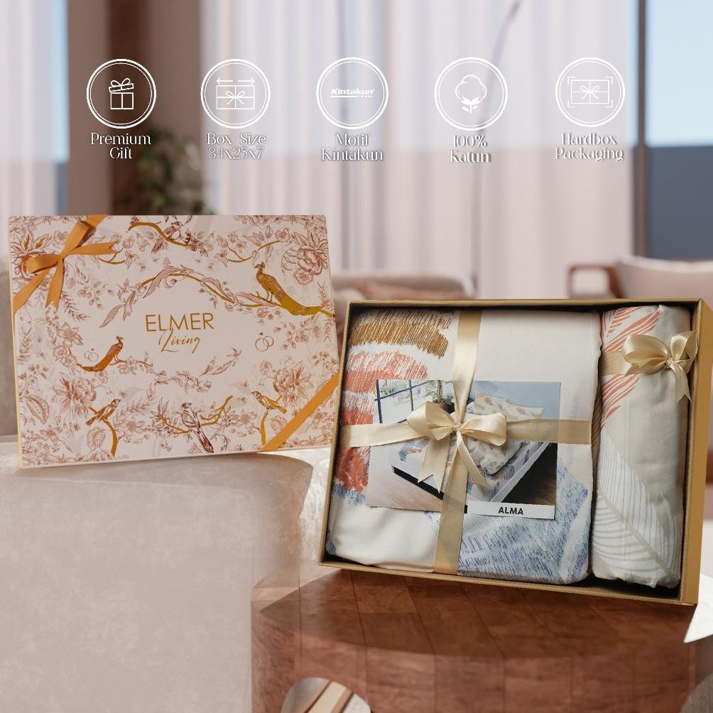 ton elmer living kado sprei exclusive 180x200 | hampers sprei | kado pernikahan | kado ulang tahun