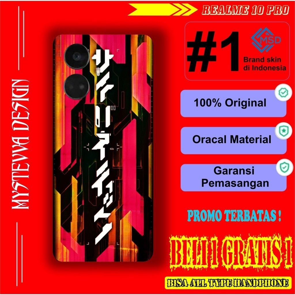 

*Fullbody* Realme 10 Pro Garskin Case/Stiker Premium Custom COD