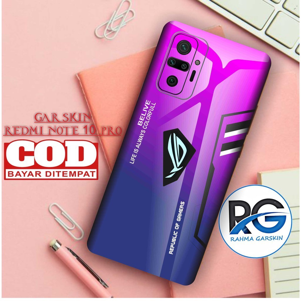 

*Fullbody* Redmi Note 10 Pro Garskin Case/Stiker Premium Custom COD