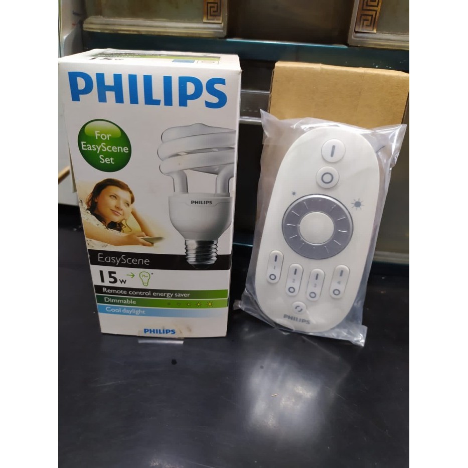 Lampu Remote Easy Scene 15w Putih + Remote Philips