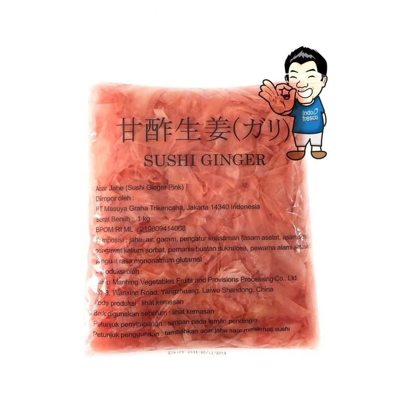 

Ina - Sushi Gary Ginger Pink- Acar Jahe Muda 1 Kg