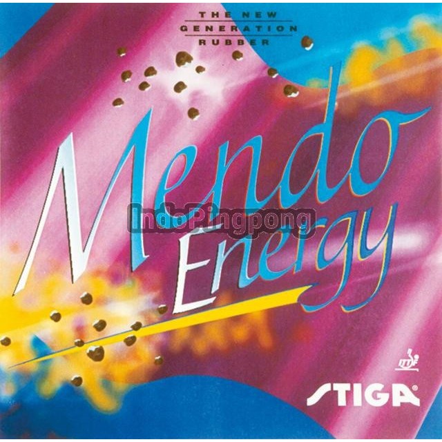Stiga Mendo Energy ~ Rubber Karet - Hitam