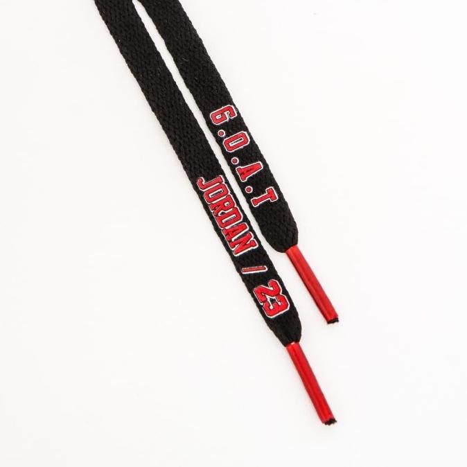 LAST DANCE LACES ( JORDAN / 23 ) AWAY BLACK (PLASTIC TIP) TALI SEPATU