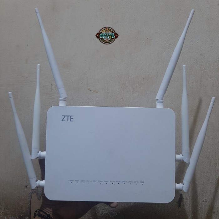 Promoo Modem Router Wifi ONT Premium ZTE F670 5G Dual Band 6 Antena