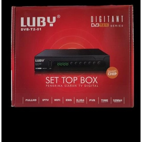 SET TOP BOX STB DVB-T2 Penangkap TV DIGITAL Boster Antena SANEX LUBY