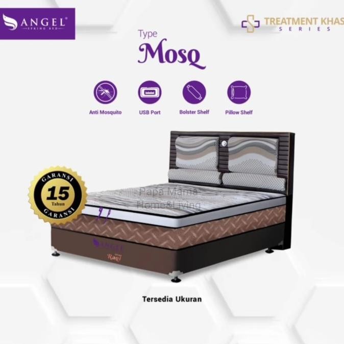 Angel Springbed Anti Nyamuk - Spring Bed Angel Mosq 120/180X200 Medan