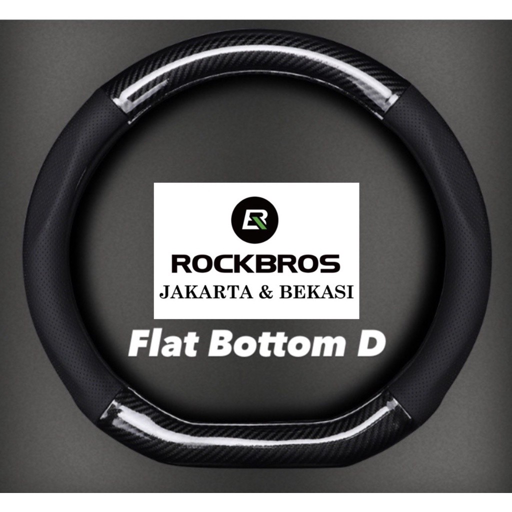 Cover Stir / Bungkus Stir Sarung Stir Mobil Suzuki XL7 All New Ertiga Cover Steer Carbon Flat Bawah