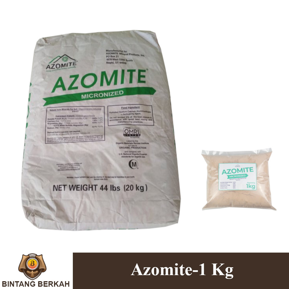 Azomite 1 Kg Trace Mineral Organik Pertanian