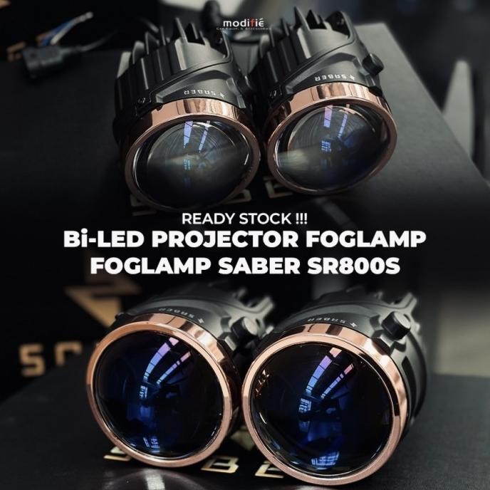 FOGLAMP MOBIL SABER SR800.3 PROJECTOR BLUE LENS WHITE 5700K