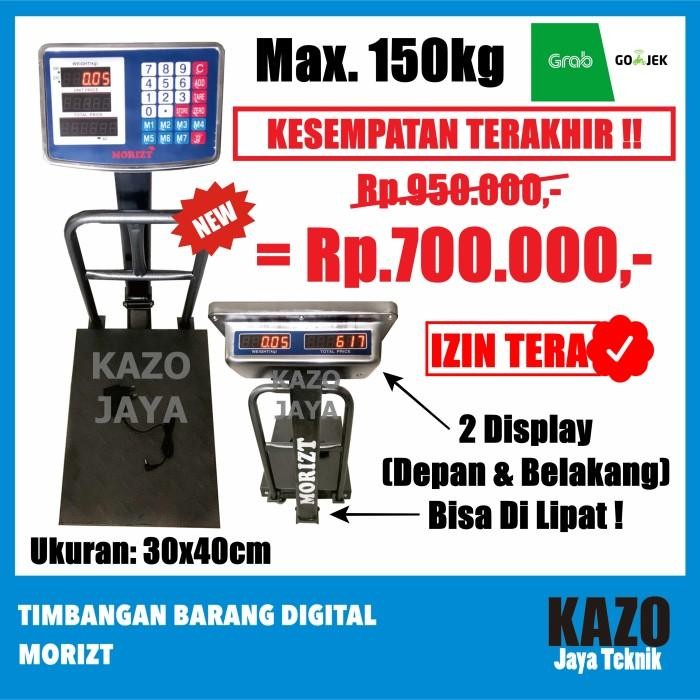 Timbangan Barang Digital 150Kg / Timbangan Duduk / Lantai - Morizt