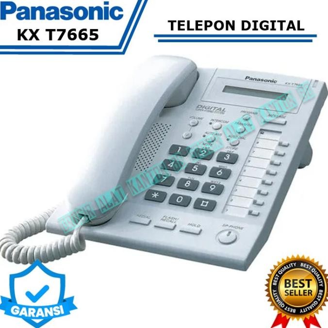 Telepon Panasonic KX-T7665 / KXT 7665 Garansi 1 Tahun