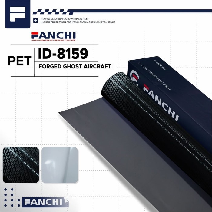 

ROLL Sticker FANCHI ID-8159 Carbon Ghost Aircraft PET 50CM ROLL