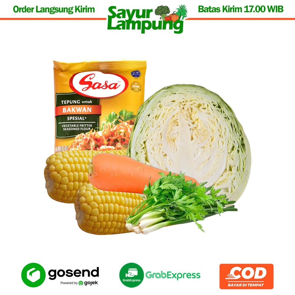 

Paket Sayur Bakwan Jagung - Sayur Lampung