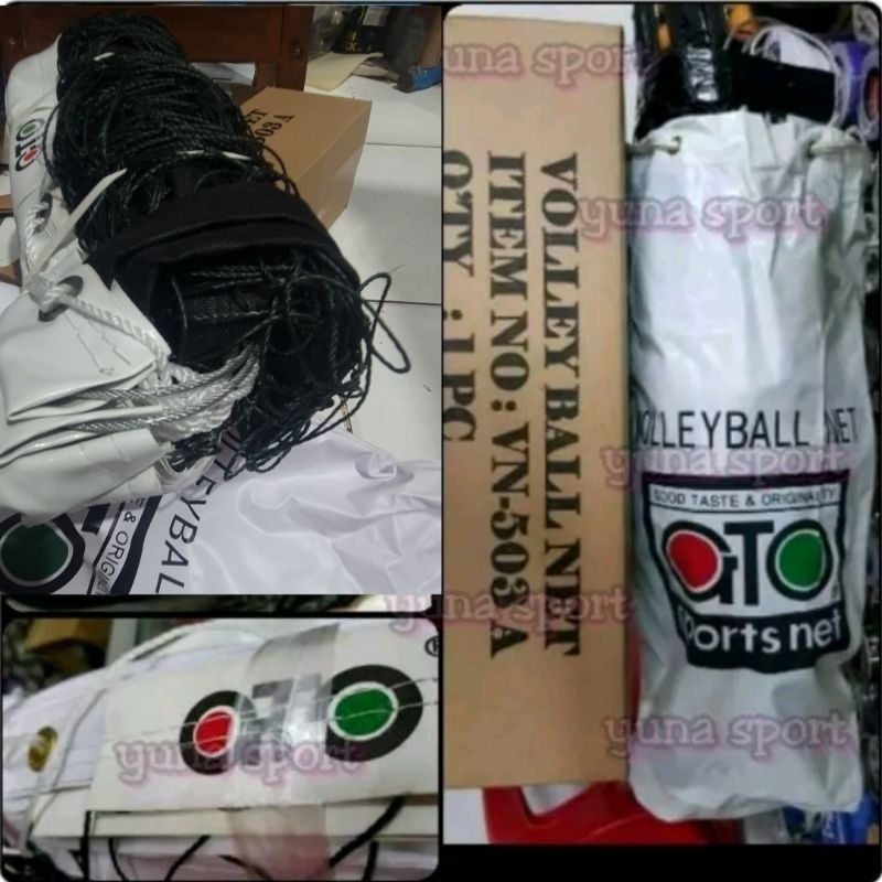 Net Volly Terbaru NET VOLI GTO VN - 503 A ORIGINAL ASLI VOLLEYBALL VOLLY JARING