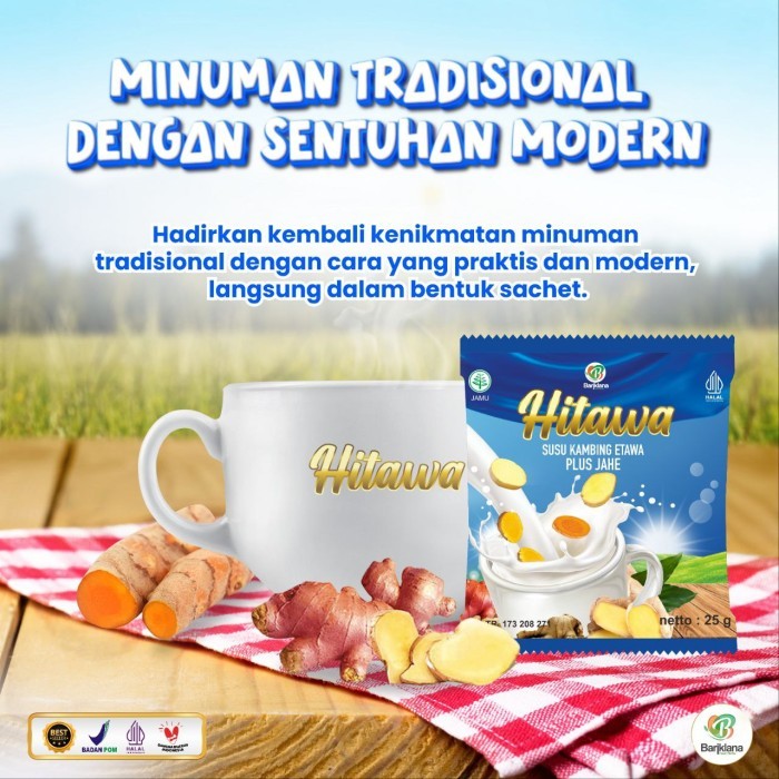 

HITAWA SUSU ETAWA PLUS JAHE SACHET