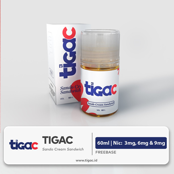 

TIGAC LIQUID - SANDO CREAM SANDWICH - 60ML