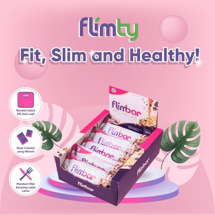

Flimbar snack sehat rasa Coklat by Flimty - 1 box isi 12