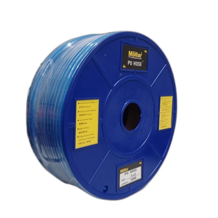 Selang Angin Kompresor Recoil Mollar Od 8Mm X Id 5Mm 100Meter Pu