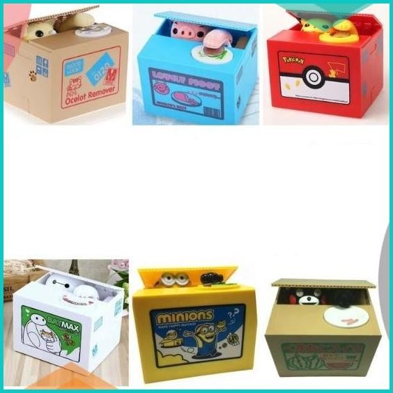 Pikachu Piggy Bank Coin Saving Box - Celengan Koin Bentuk Pokemon Go 1