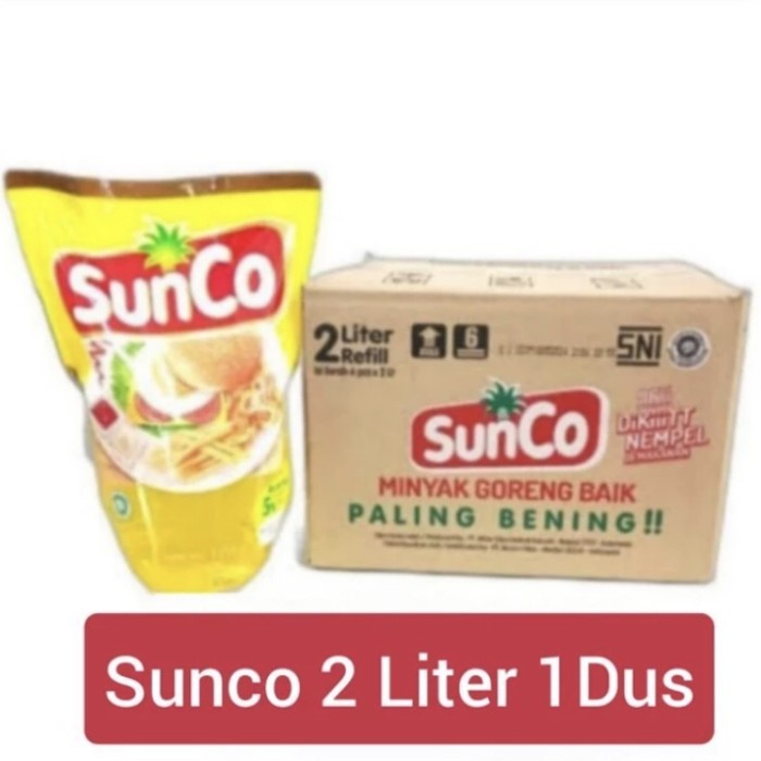 

minyak sunco 2 liter 1 dus