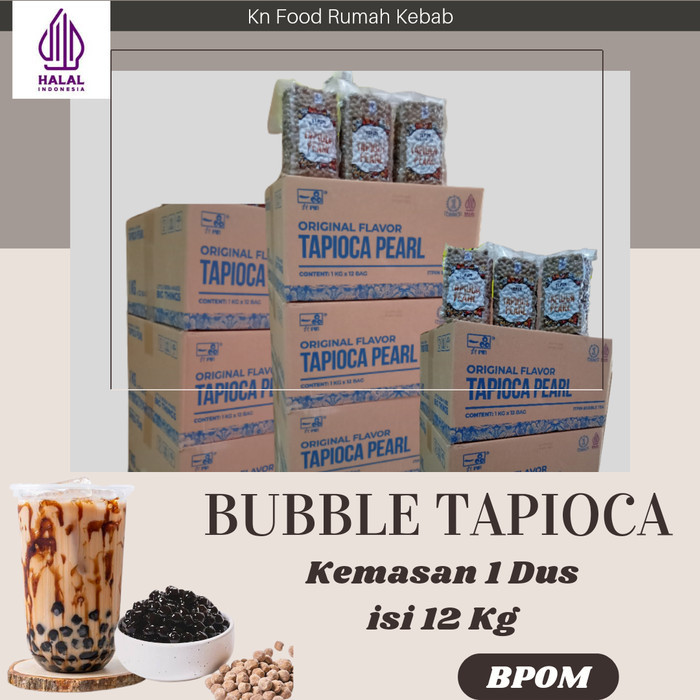 

Bubble Tapioka Black 1 DUS Tapioca Pearl bubble 12 KG KHUSUS REX JNE