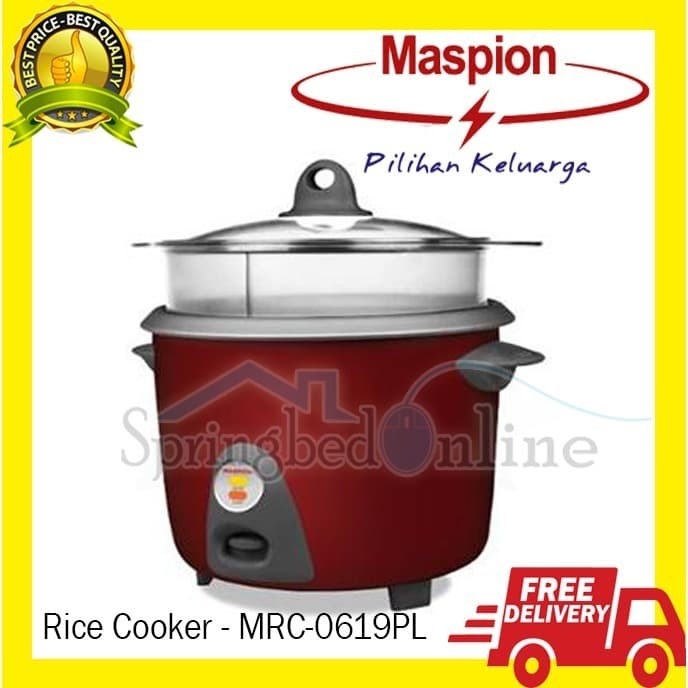 Maspion Rice Cooker Mrc-0619 Pl (0.6 Liter)