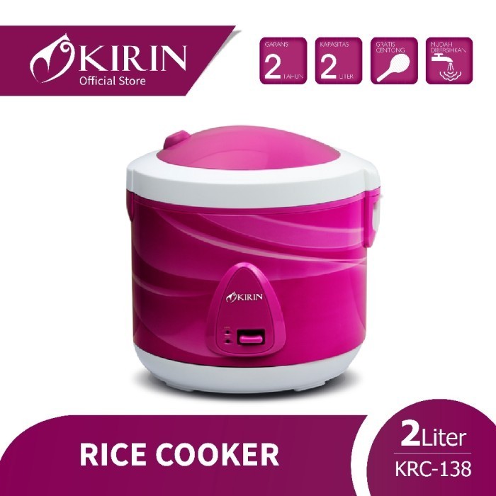 Kirin Rice Cooker 2 Liter Krc-138