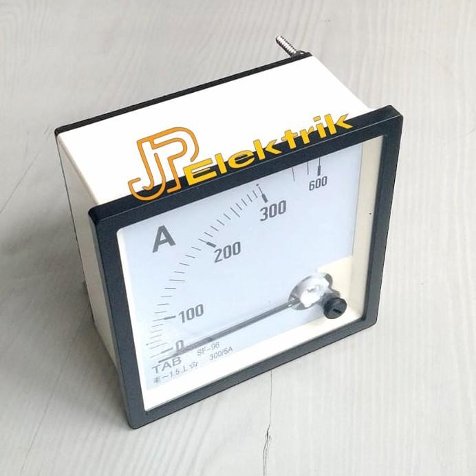 Amper Meter Analog Ac 300/5 A / Amper Meter 96 X 96 Mm Via Ct