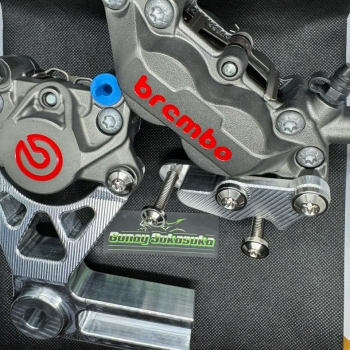 Baut Titanium Breket Kaliper Brembo Ninja R Ss Rr Old Zx New Rr Original Terbatas
