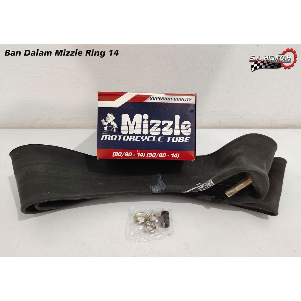 BAN DALAM MIZZLE RING 14 100/80 80/90 90/80 MIZZLE KAMILA MOTOR
