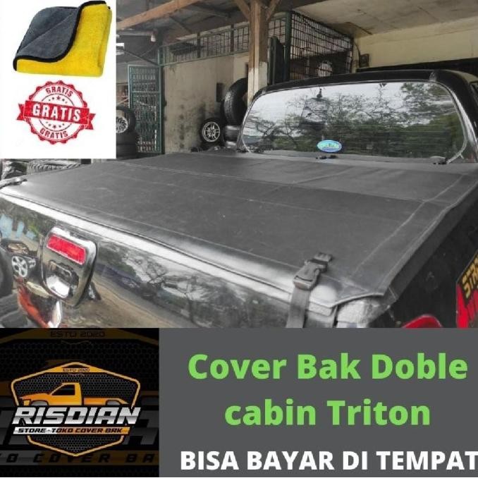 Cover bak Terpal Penutup Bak Triton Double Cabin Mitsubishi Triton 2112