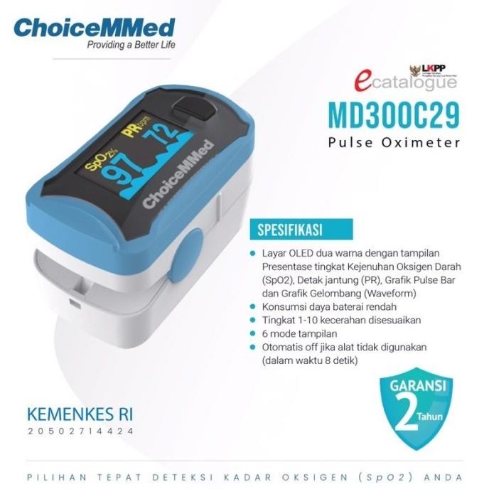 Oximeter Pulse Oxymeter Fingertip Choicemmed MD300C29 Oximeter Omron