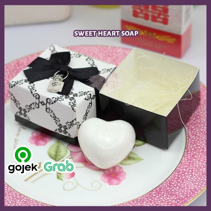 /////] Souvenir Sabun Mandi Soap Bar Sweet Heart Soap