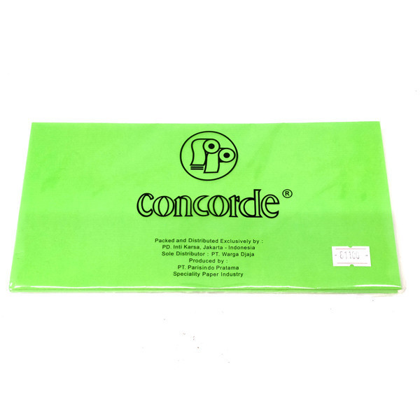 

Concorde Amplop Envelope Laid Mint Green Isi 12