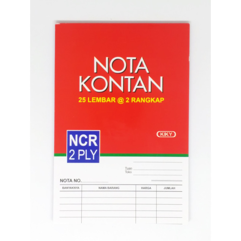 

Nota Kiky Kontan 2 Ply Kecil