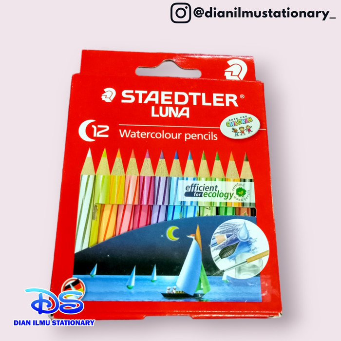 

^^^^^] pensil warna staedtler 12 watercolour pendek