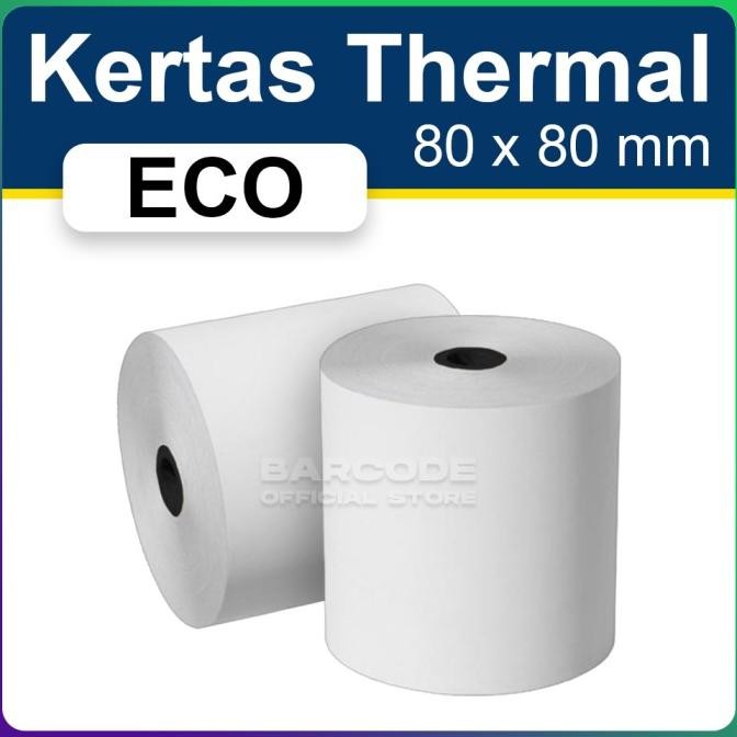 

1 DUS KERTAS THERMAL 80X80 / 80 X 80 MM STRUK KASIR TERMAL 80X80MM