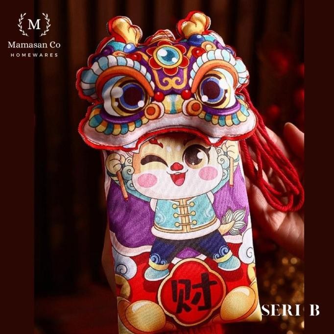 

+++++] CNY 2024 Fabric red envelope | Kain Amplop angpao imlek
