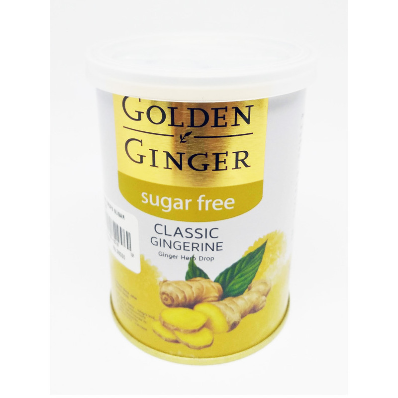 

Golden Ginger Herb Drops Sugar Free Classic 100Gr